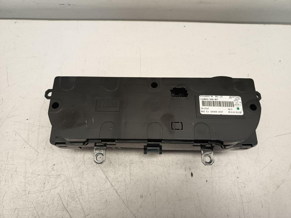 Renault Captur original Klimabedienteil Heizungsbet&auml;tigung 275100037R Bj 2016