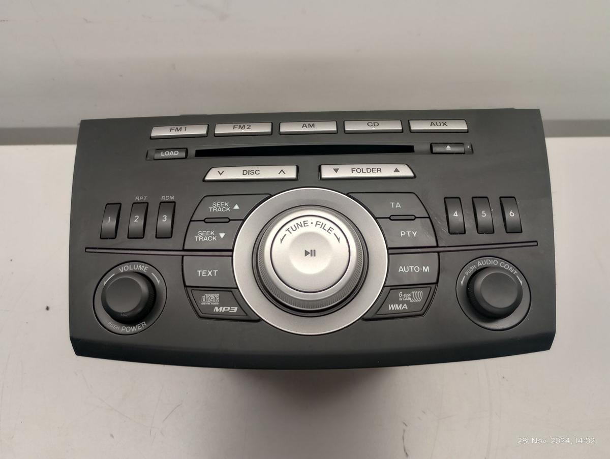 Mazda 3 BL orig Radio MP3 Autoradio Bj 2010