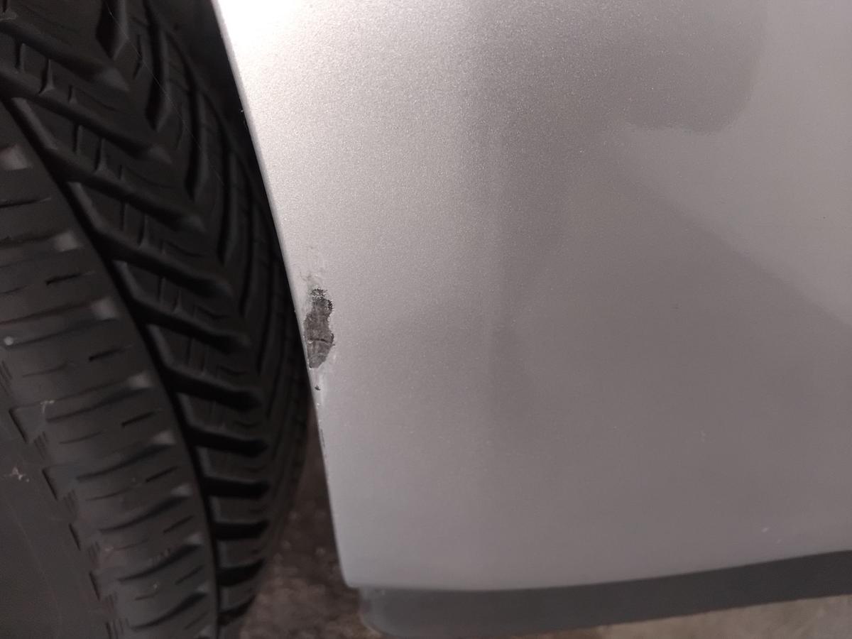 Kia Cerato FE original Sto&szlig;stange Stossf&auml;nger vorn 6C clear silver BJ2006
