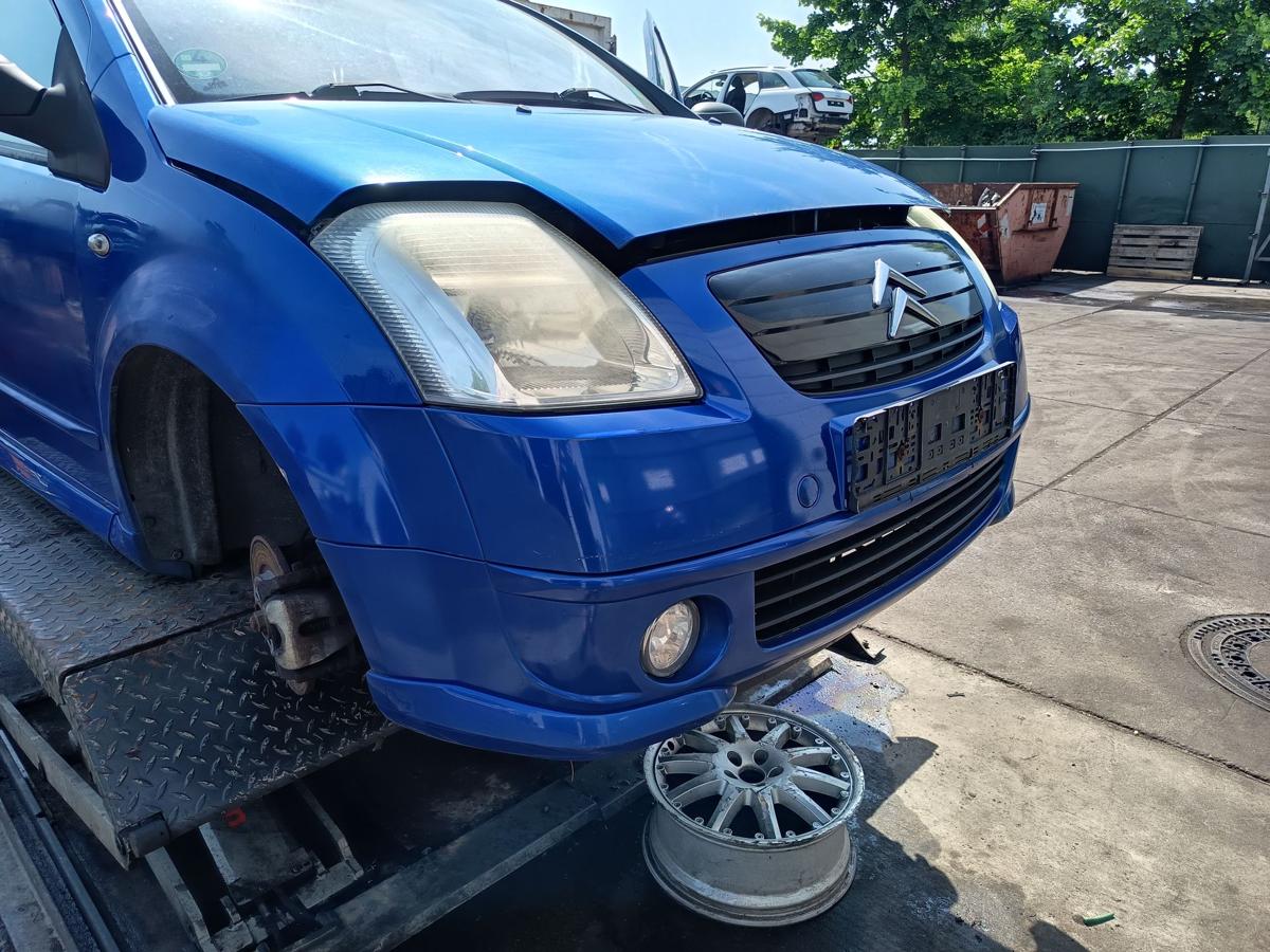 Citroen C2 original Stoßstange Fänger vorn/Front KMH Königsblau Bj 2005