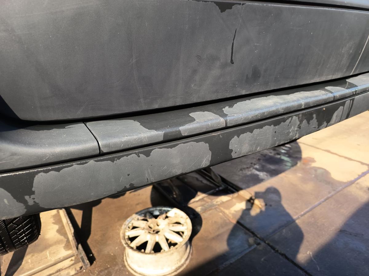 Renault Kangoo KC original Sto&szlig;stange F&auml;nger hinten Heck unlackiert Bj 2008