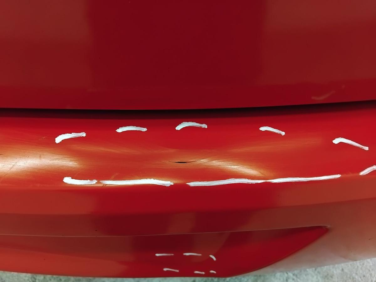 Opel Agila B original Sto&szlig;stange Stossf&auml;nger hinten 4VA glutrot BJ2009