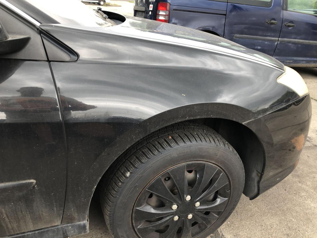 Renault Laguna III 3 Kotfl&uuml;gel vorn rechts Seitenwand NV676 Black Noir Nacre