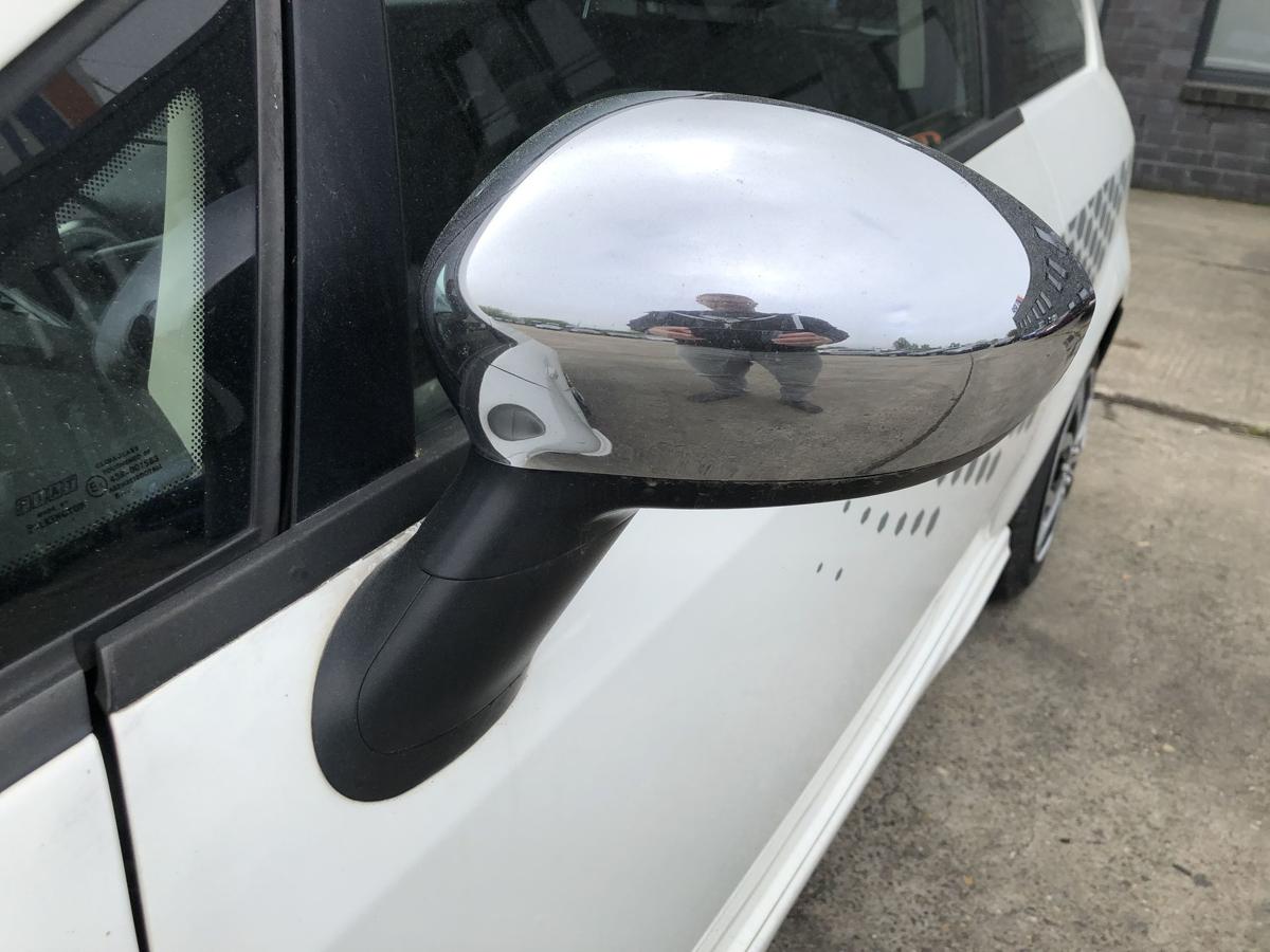 Fiat Grande Punto 199 Au&szlig;enspiegel links Spiegel R&uuml;ckspiegel elektrisch Chrom