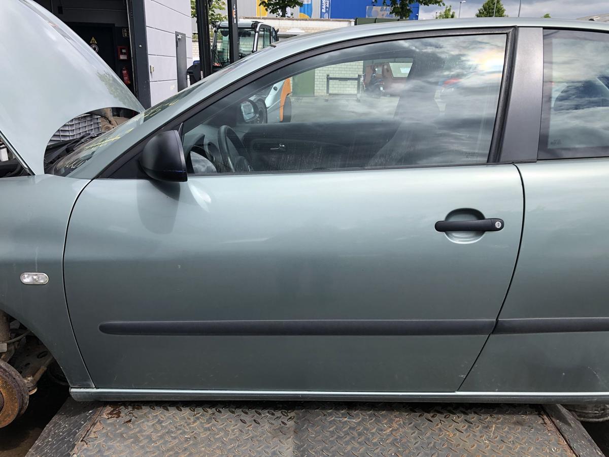 Seat Ibiza 6L original Tür links Fahrer S6M Sierragrün Bj 2003