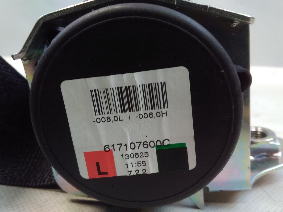 Opel Corsa D orig Sicherheitsgurt vorn links 5-t&uuml;rig schwarz unfallfrei BJ2014