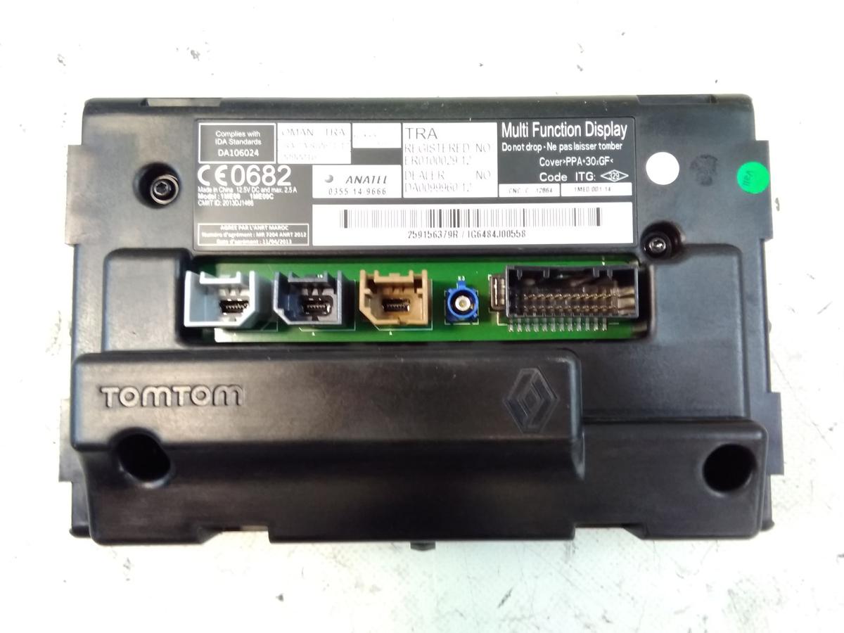 Renault Zoe original Multifunktionsdisplay Anzeige Navigation 259156379R Bj.2015