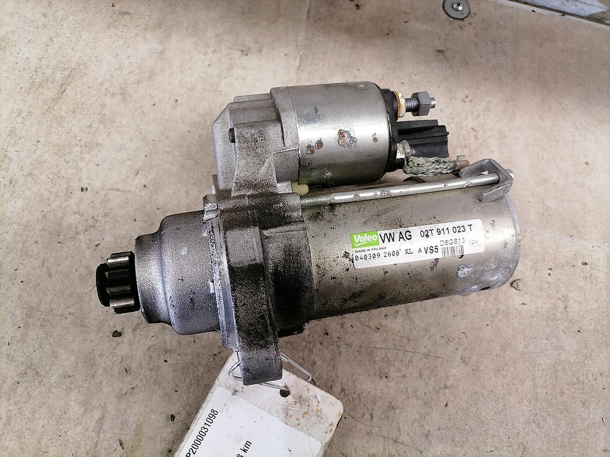 VW Golf 6 VI BJ08 Anlasser Starter 1.6 75KW 02T911023T Valeo