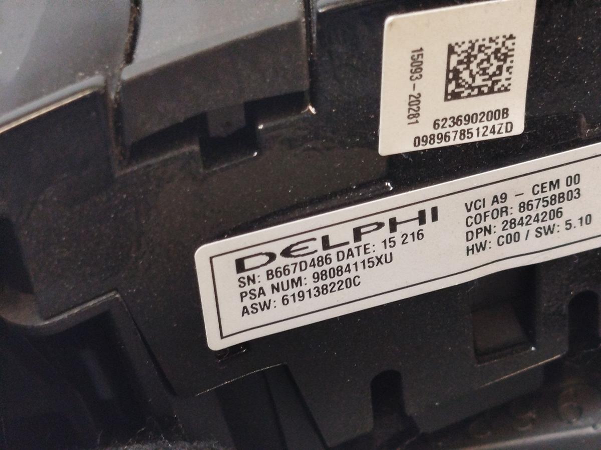 Peugeot 308 SW T9 Lenkrad Lederlenkrad Multifunktion 3 Speichen OEM