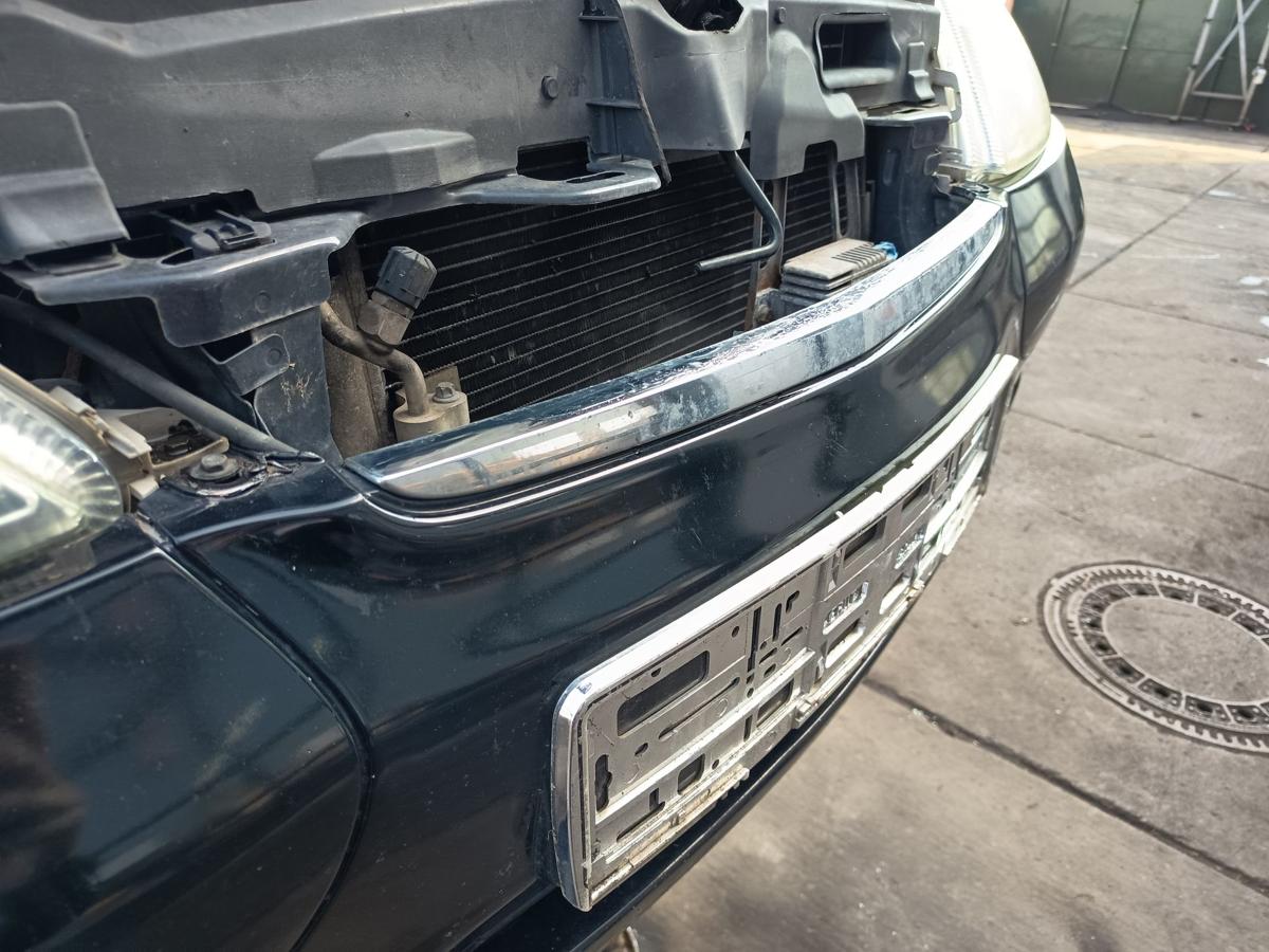 Mercedes A-Kl. W168 original Sto&szlig;stange F&auml;nger vorn Front 696 Nachtschwarz Bj 99