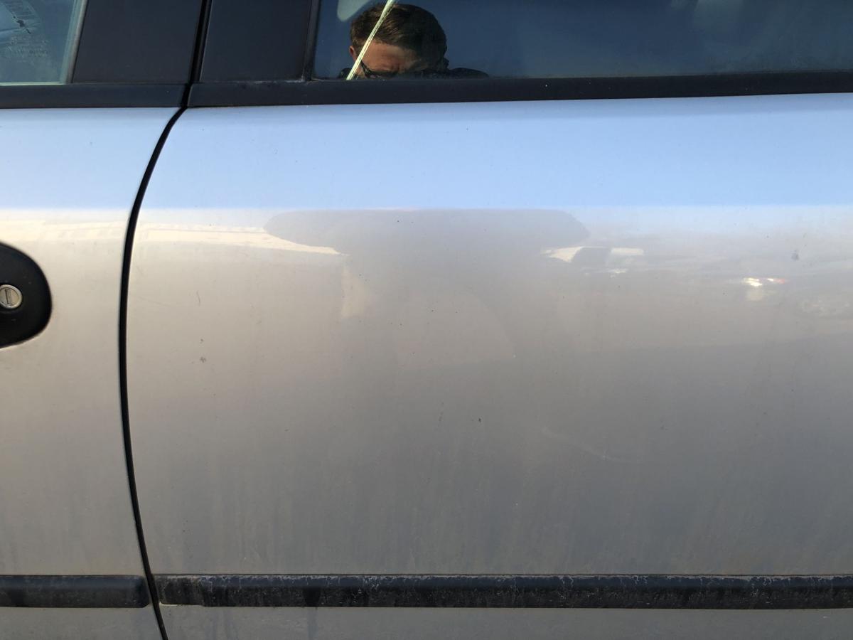 Saab 9-3 Typ YS3F T&uuml;r hinten links Limo Rohbau silber Autot&uuml;r Fondt&uuml;r