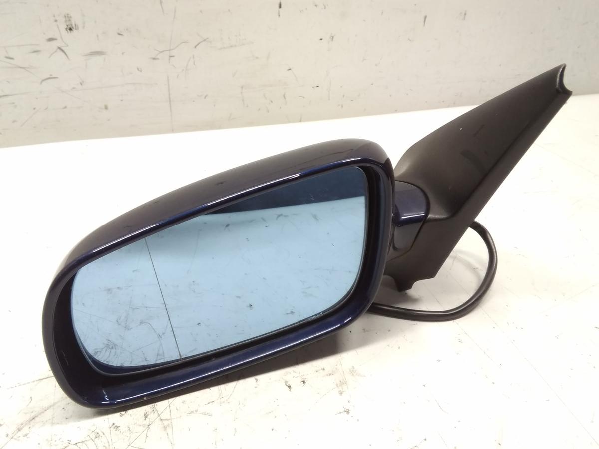 VW Bora original Au&szlig;enspiegel links elektrisch&beheizt BJ2001 LB5N indigoblau