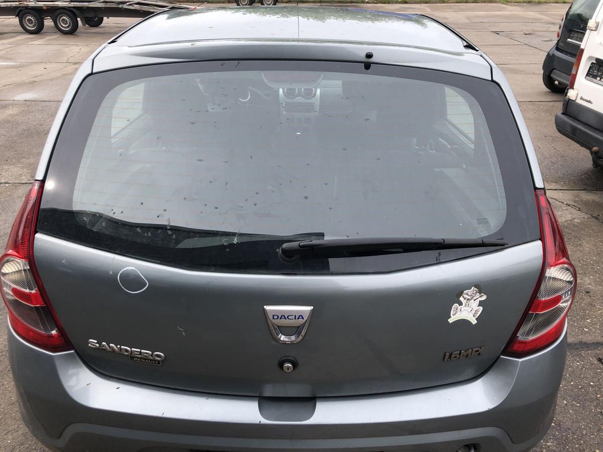 Dacia Sandero BS0 Heckklappe mit Heckscheibe Rohbau TERNZ blau