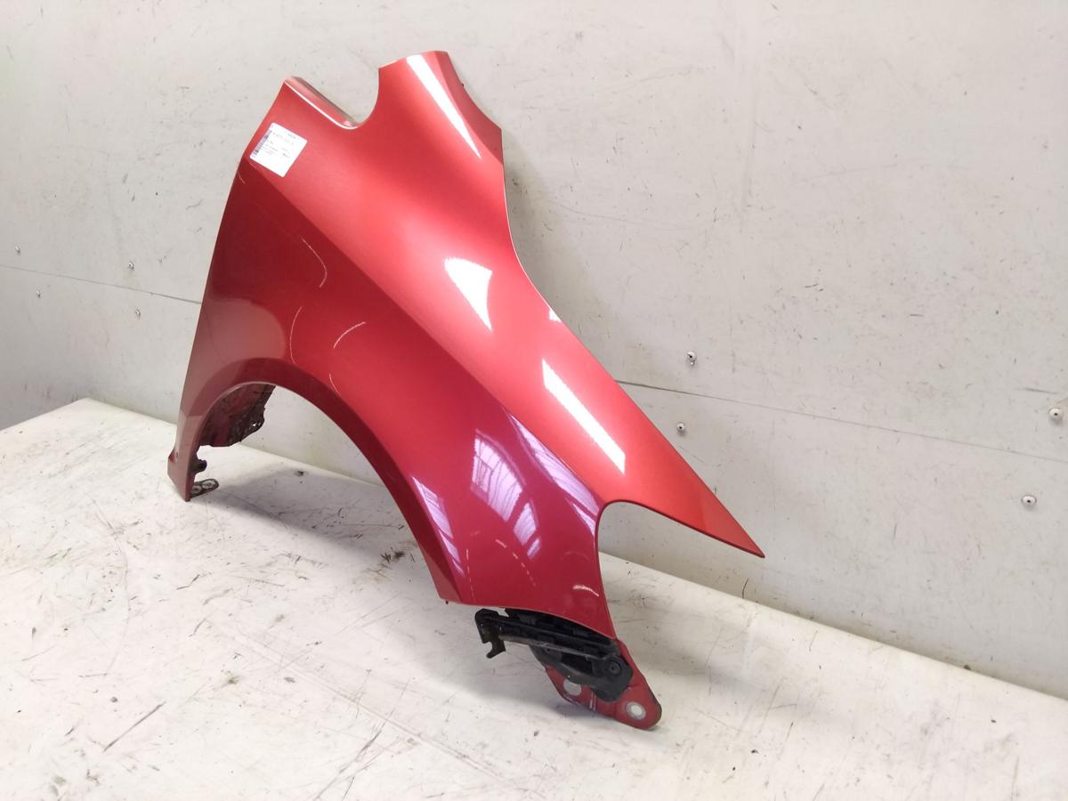 VW Golf Plus 5M original Kotfl&uuml;gel vorn rechts LA3X Sunsetred BJ2006