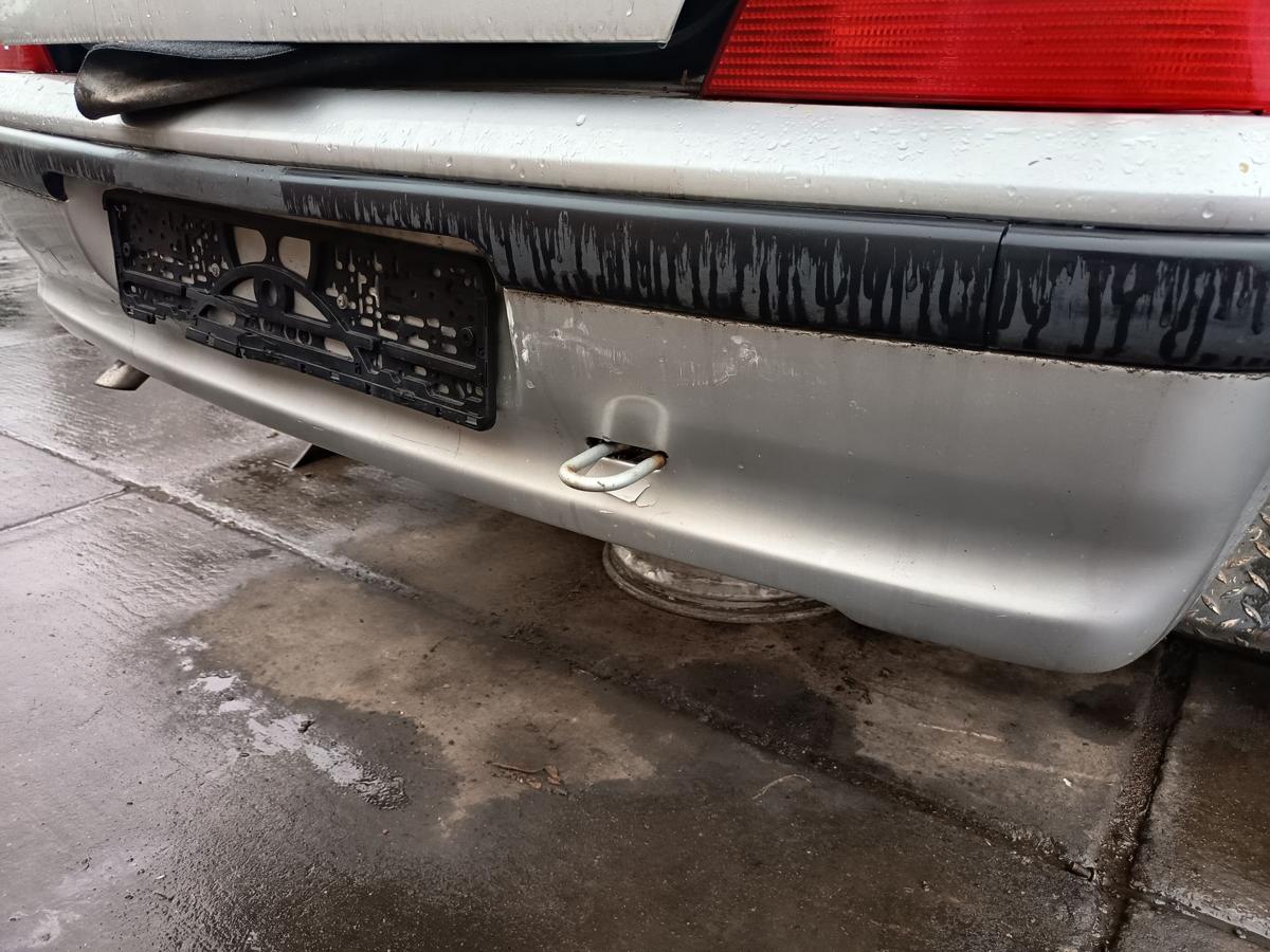 Peugeot 106 original Sto&szlig;stange hinten EZR Aluminiumgrau Baujahr 2002