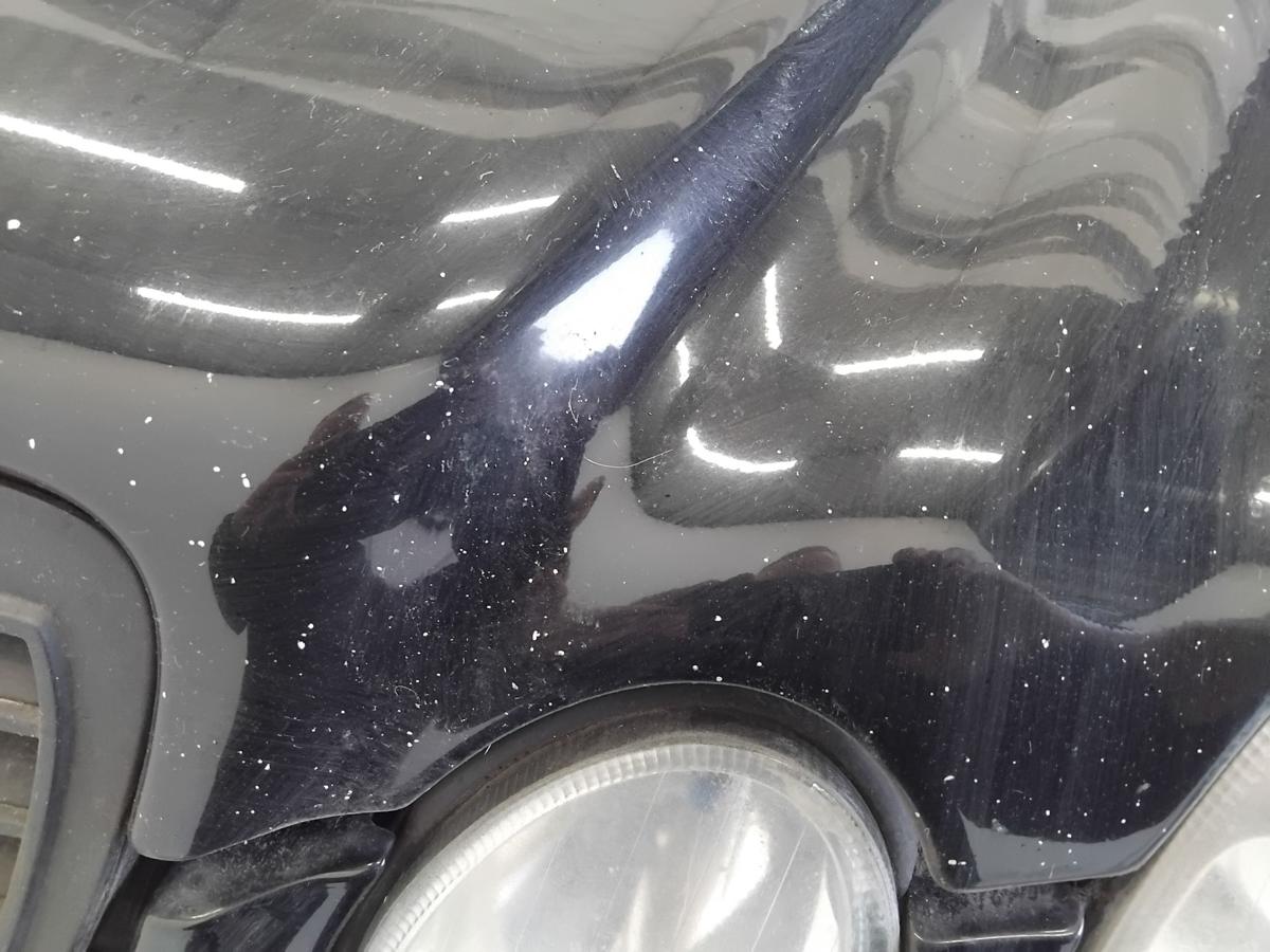 Mercedes E-Klasse 211 original Motorhaube Deckel vorn schwarz uni 040 BJ2004