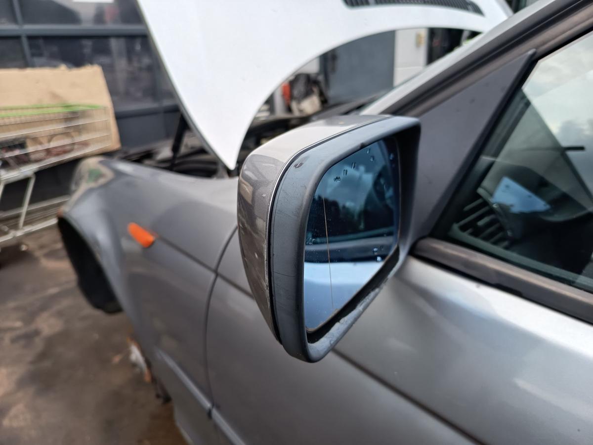 BMW 3er E46 original Aussenspiegel links elektrisch A80 Silbergrau Bj 2004