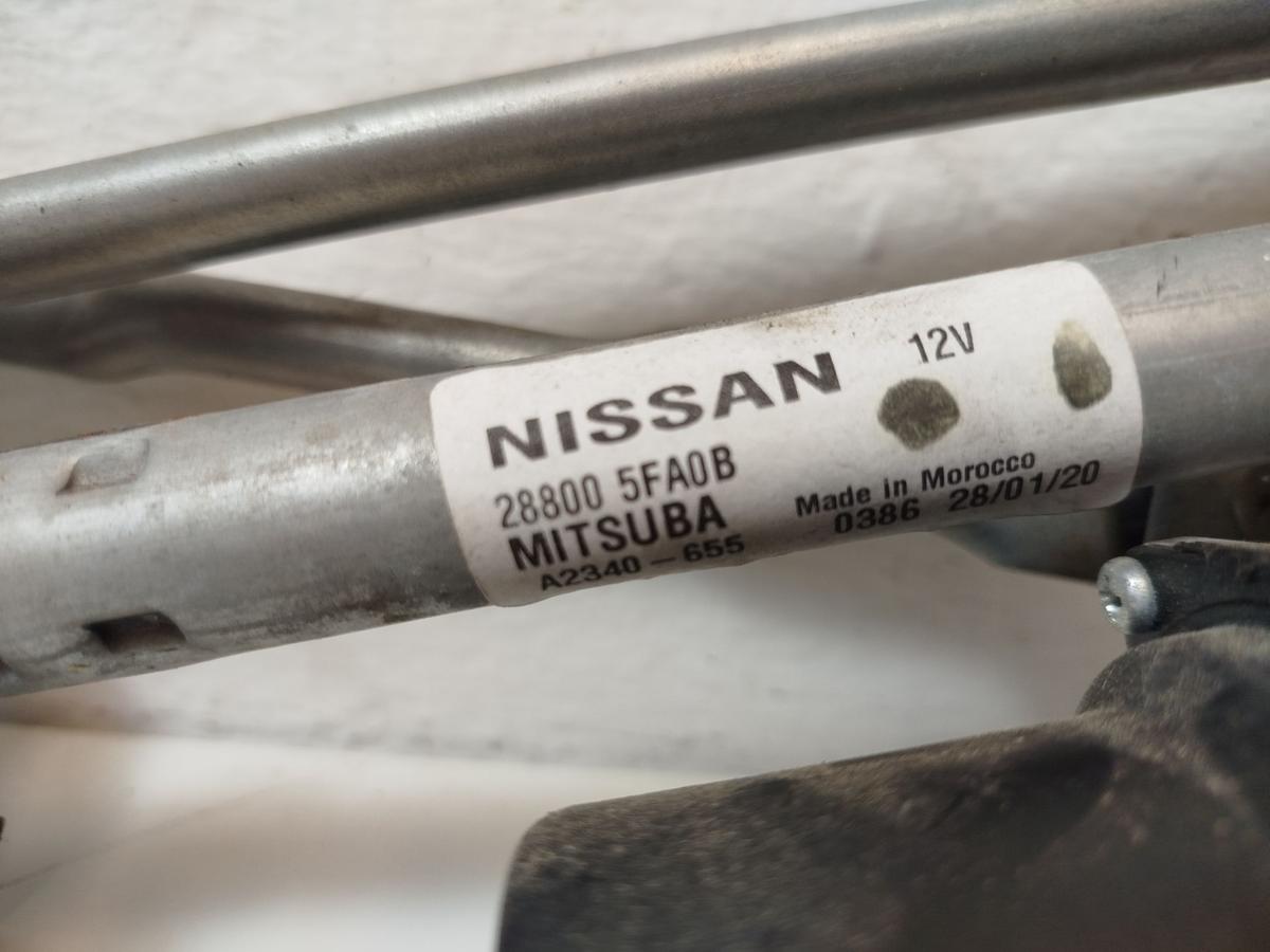 Nissan Micra K14 Wischermotor vorn mit Wischergest&auml;nge Scheibenwischerantrieb