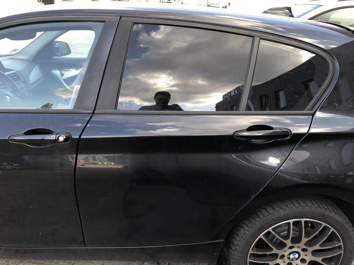 BMW 1er F20 T&uuml;r hinten links Fondt&uuml;r im Rohbau 475 Blacksaphire Metallic