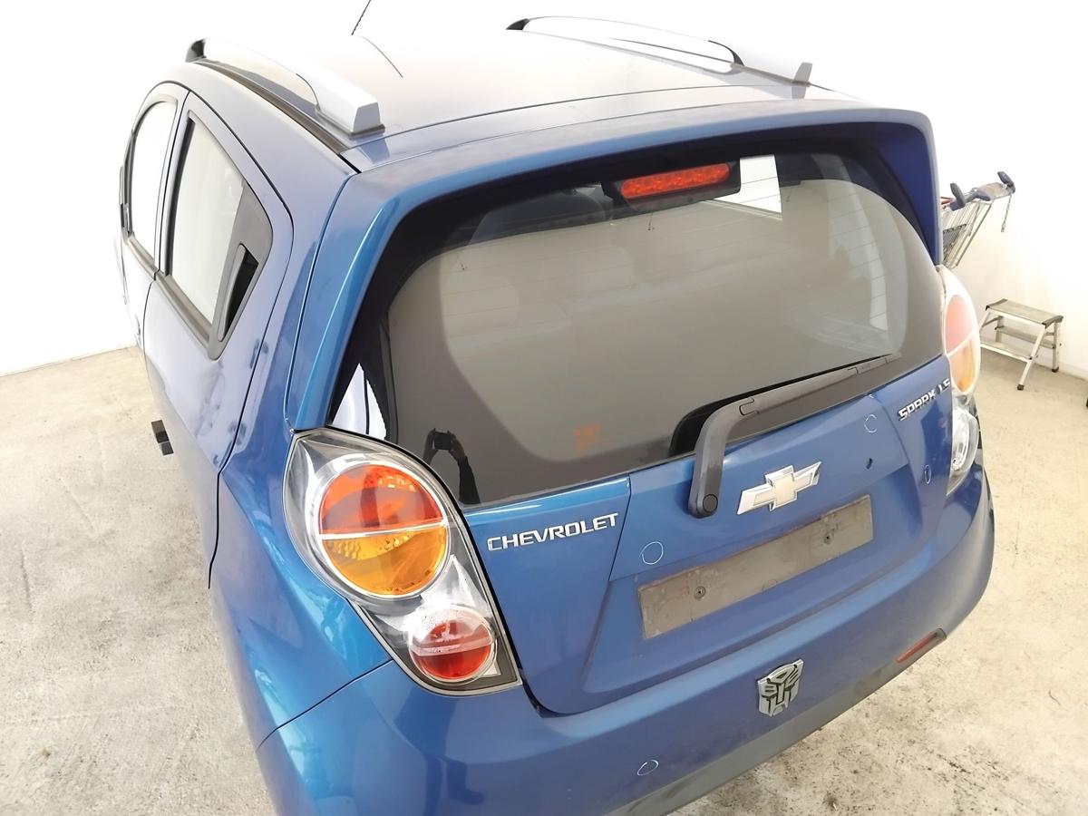 Chevrolet Spark M300 Heckklappe GCT Moroccan Blue mit Heckscheibe BJ2012 Spoiler