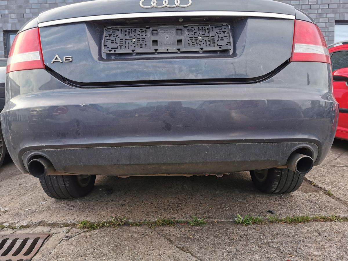 Audi A6 4F Stossfänger Stossstange Bumper hinten Limo LZ7Q Austerngrau Met