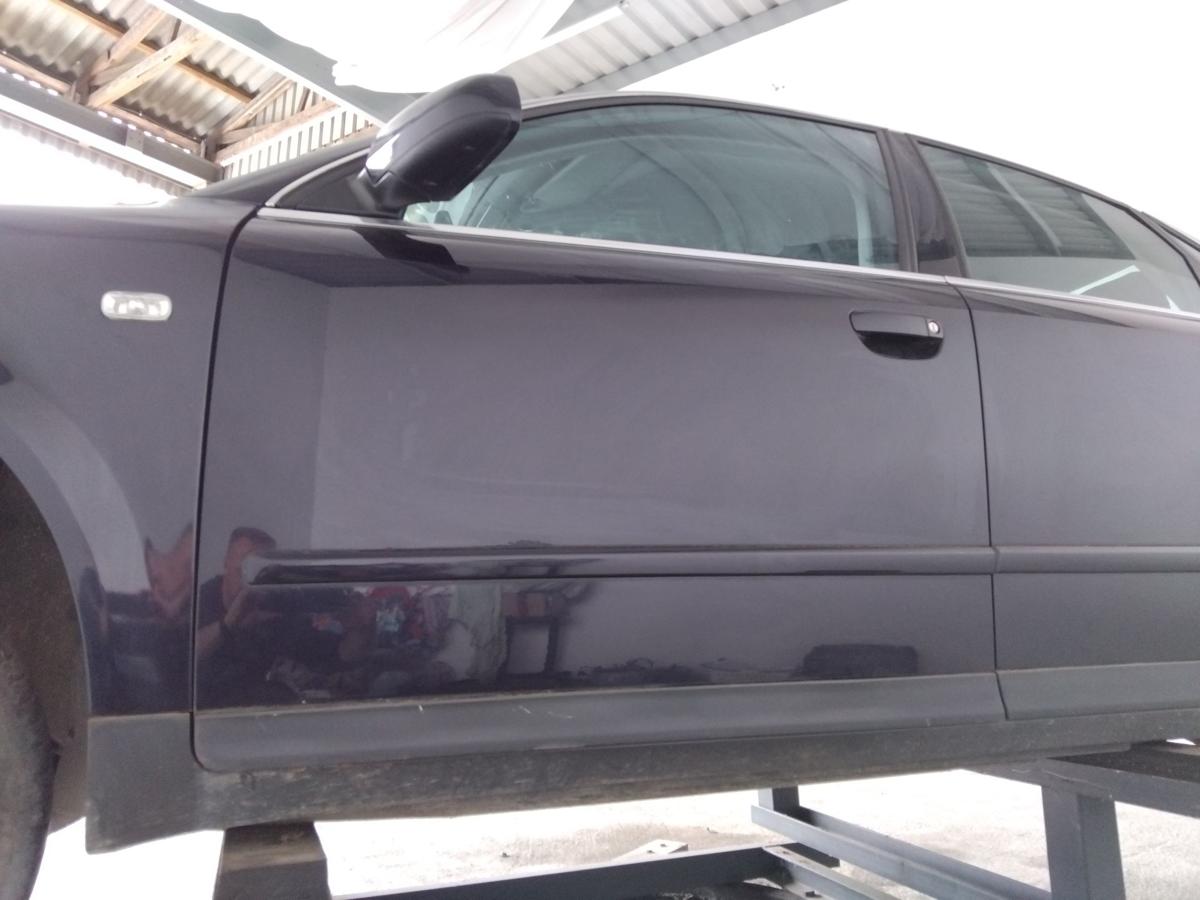 Audi A4 8E B6 original Tür vorn links Fahrertür LZ5L Mingblaumetallic BJ2001