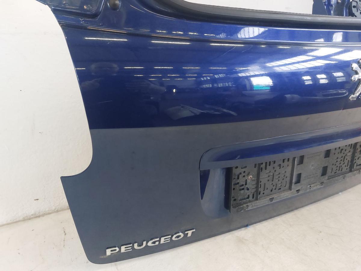 Peugeot 207SW Heckklappe ohne Heckscheibe im Rohbau KPL Montebello blau