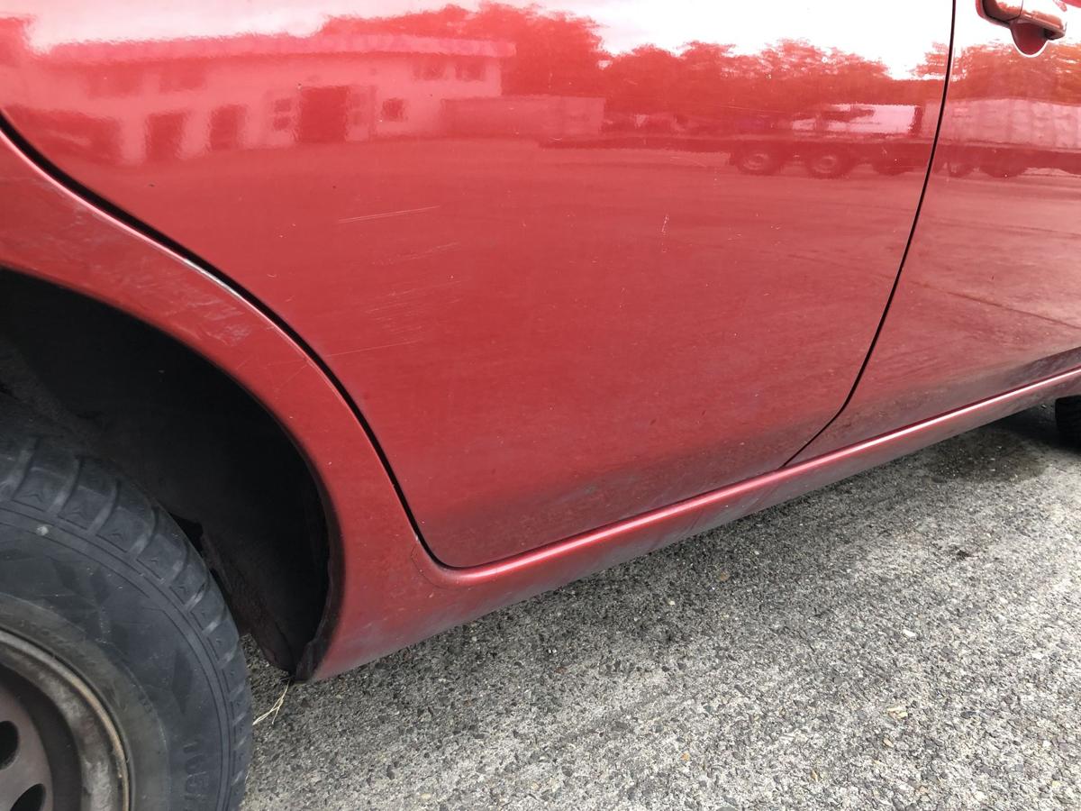Nissan Micra K12 Tür hinten rechts Fondtür im Rohbau A32 Emotion Red