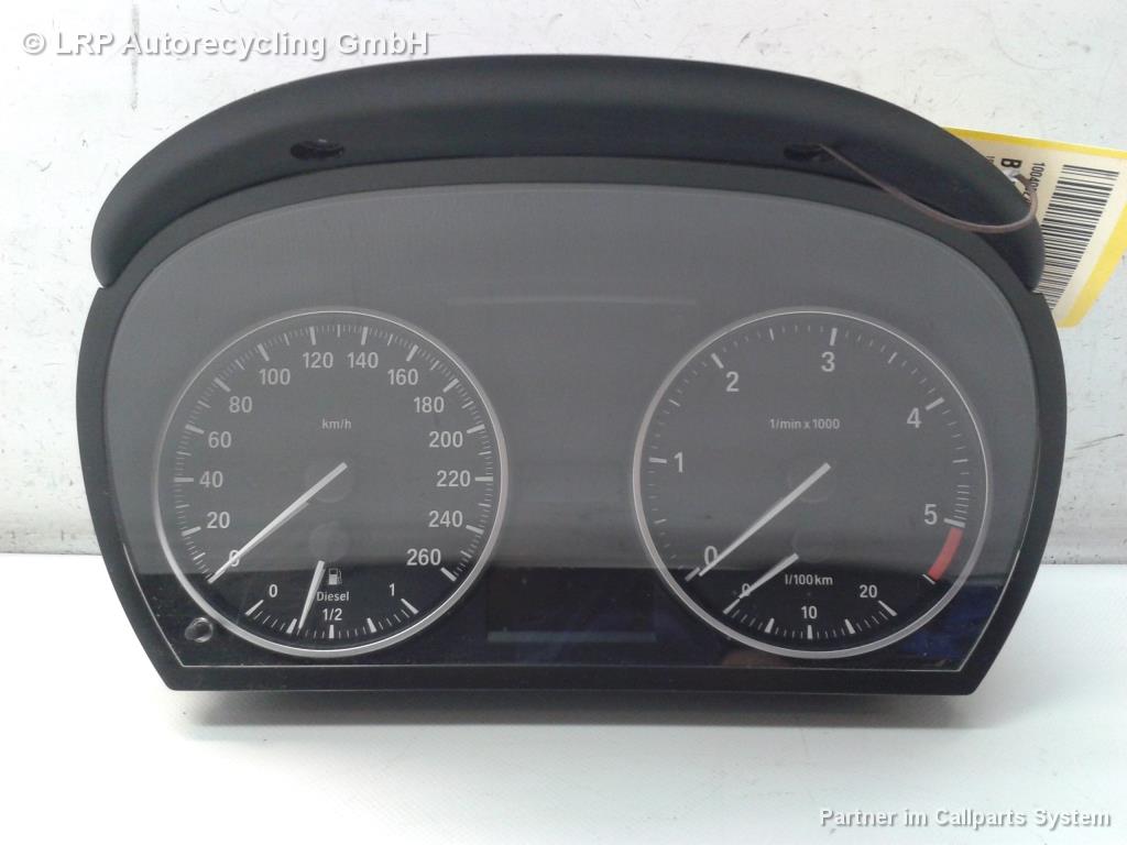 BMW 3-er E91 BJ2010 Tacho Kombiinstrument 9187344 2.0TD 135kw N47D20C