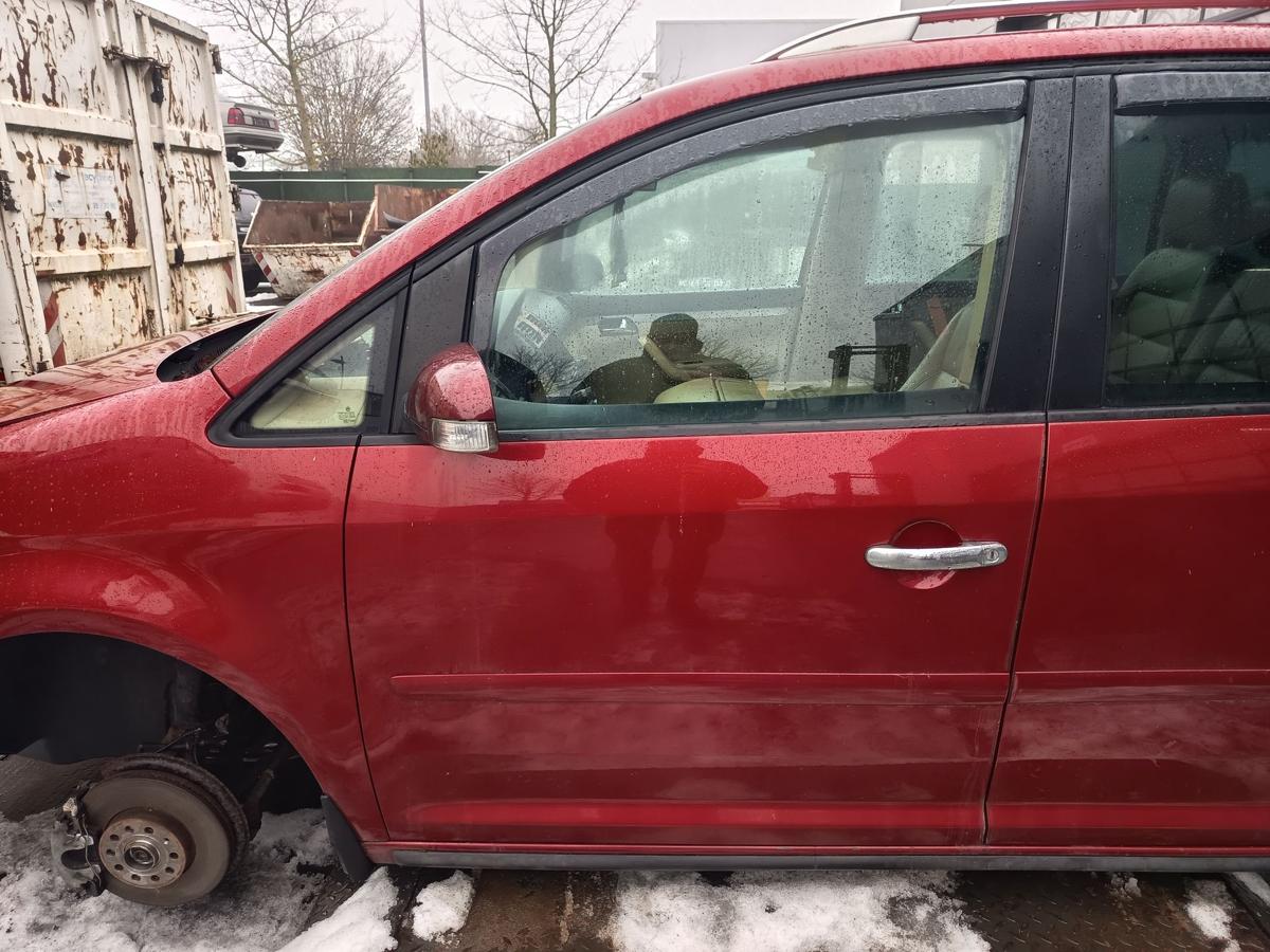 VW Touran 1T original T&uuml;r vorn links Fahrer A3W Red Spice Bj 2004