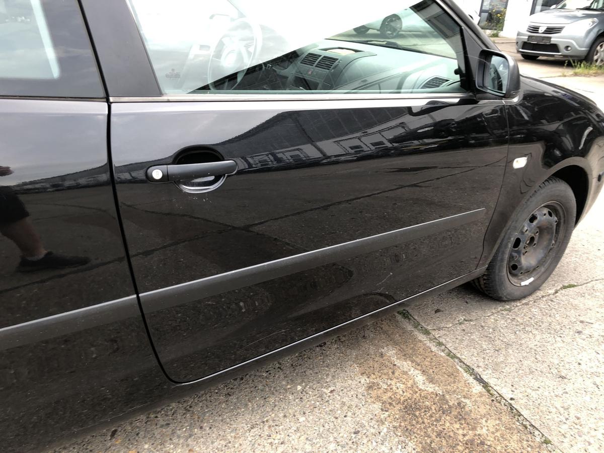 VW Polo 9N 9N1 T&uuml;r vorn rechts Beifahrert&uuml;r Rohbau LC9Z Black Magic 3 t&uuml;rer