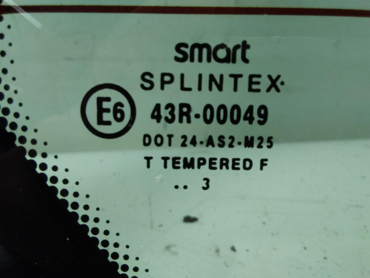 Smart ForTwo 450 original Heckscheibe gr&uuml;ncolor BJ1999