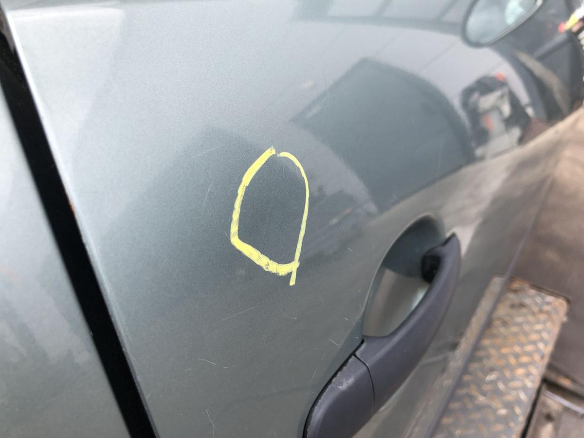 Seat Ibiza 6L original Tür rechts Beifahrer S6M Sierragrün Bj 2003