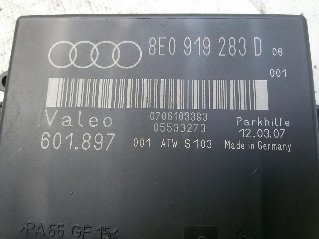 Audi A4 8E B7 BJ.2007 Steuergerät PDC Parkhilfe 8E0919283D