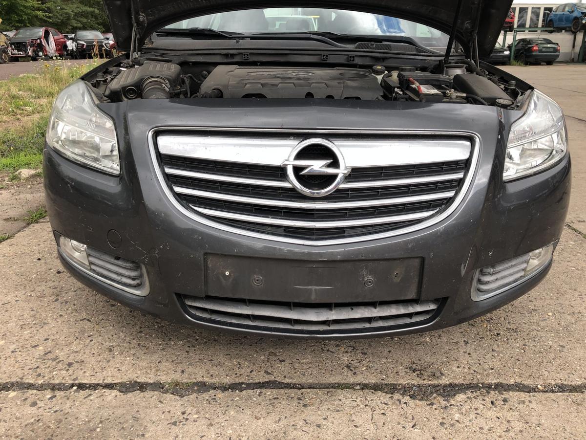 Opel Insignia A 0G-A Stoßfänger vorn Frontschürze Nebelscheinwerfer Z177 grau