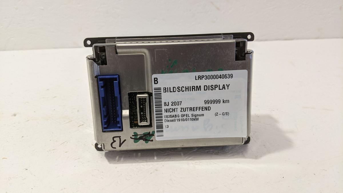 Opel Signum Bildschirm Display für CD70 NAVI