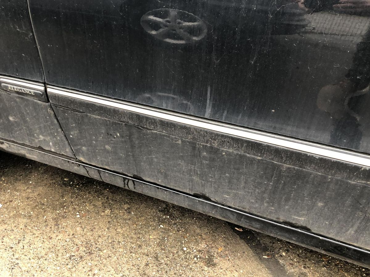 Mercedes W211 S211 E Klasse T&uuml;r vorne links Fahrert&uuml;r Rohbau Obsidianschwarz