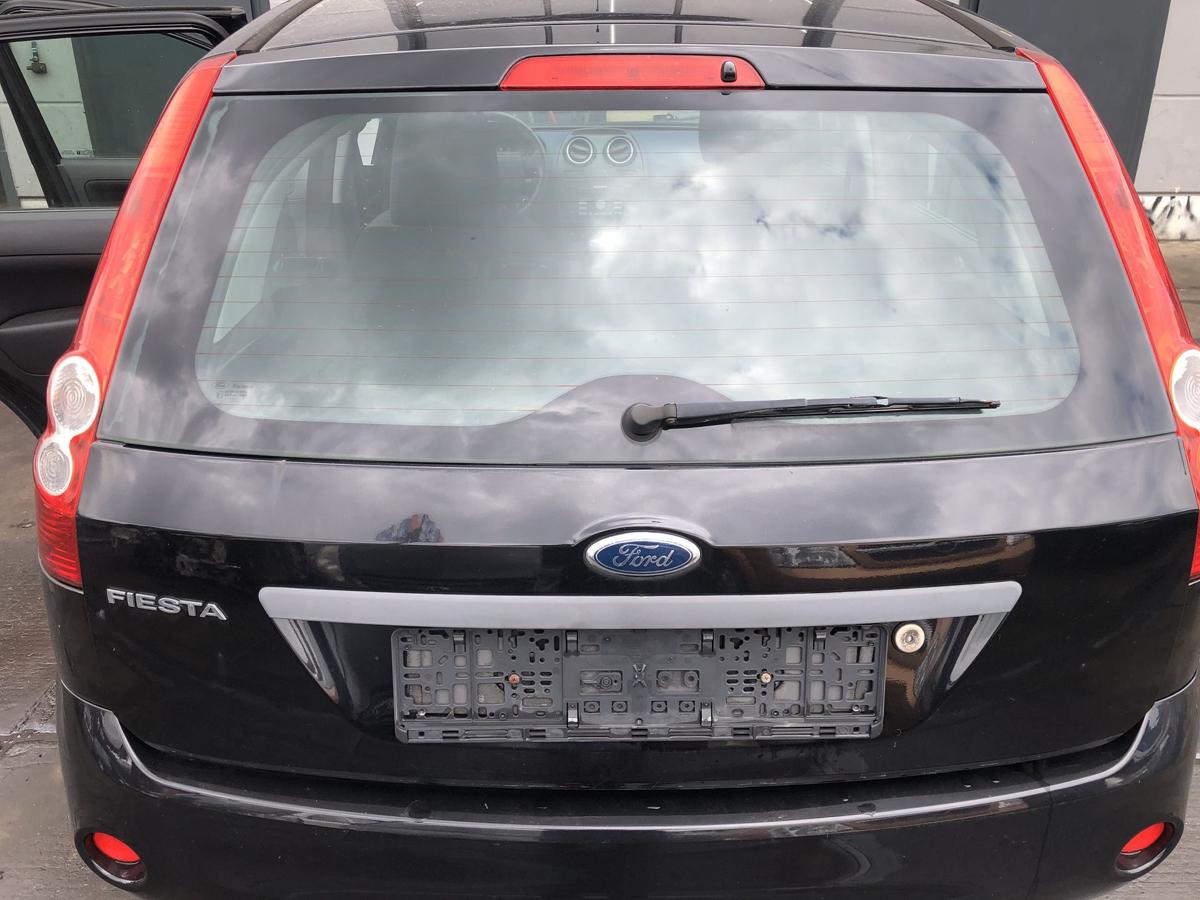 Ford Fiesta ´02 original Heckklappe mit Scheibe Pantherschwarz Bj 2007