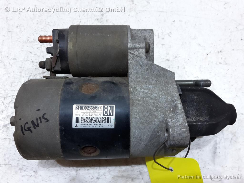 Suzuki Ignis BJ 2005 Anlasser Starter 1.5 73KW 31100-86G0 M002T46781ZE