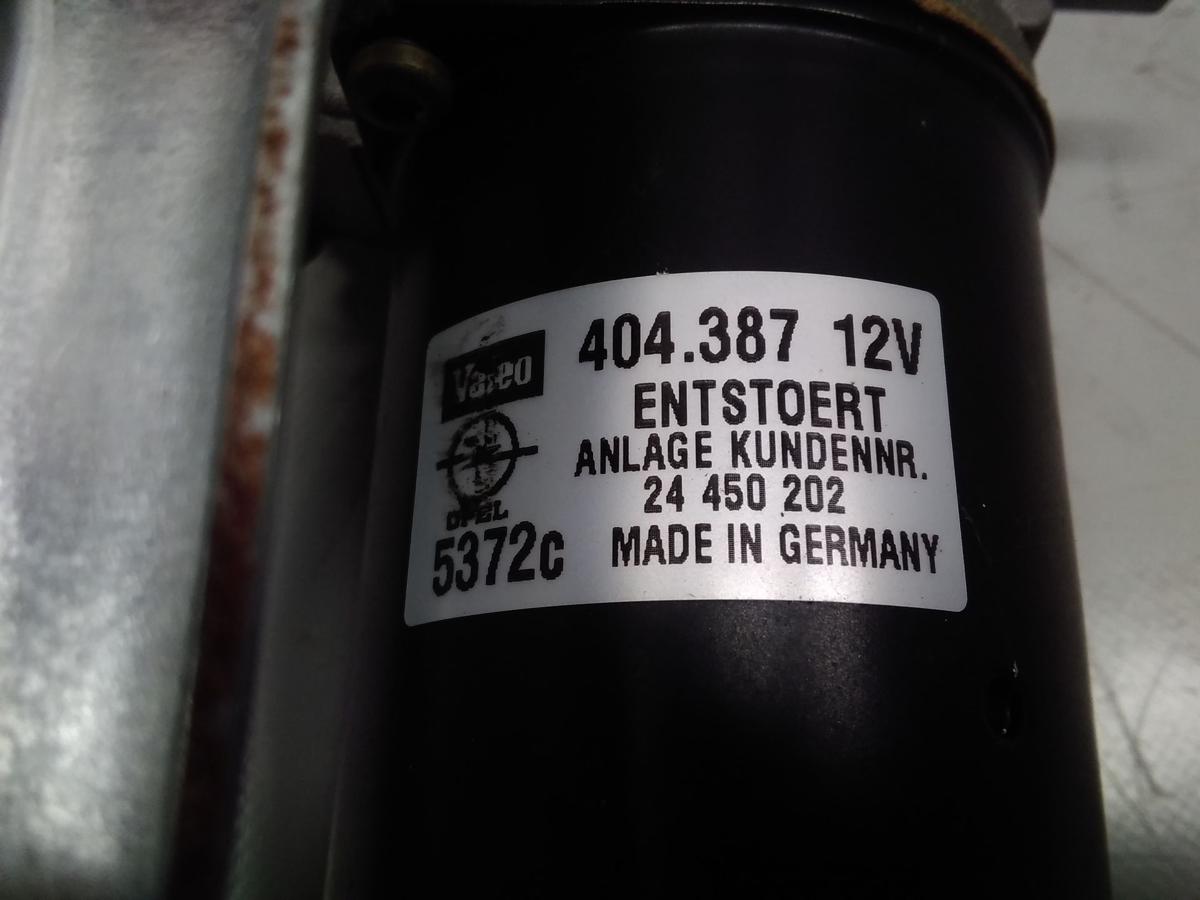Opel Astra G original Wischermotor mit Wischergest&auml;nge vorn Valeo Bj.2003