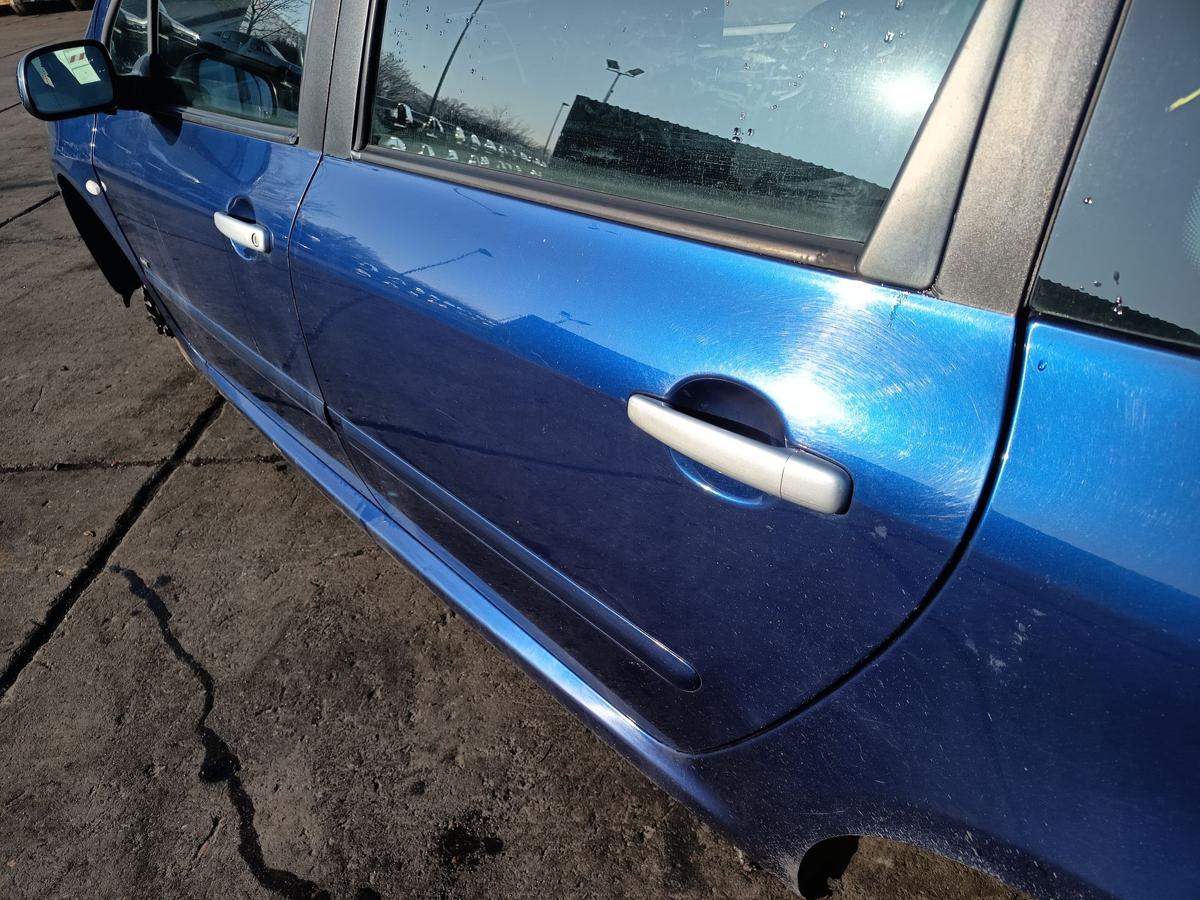 Peugeot 307 SW original T&uuml;r hinten links Fond EGE Chinablau Bj 2004