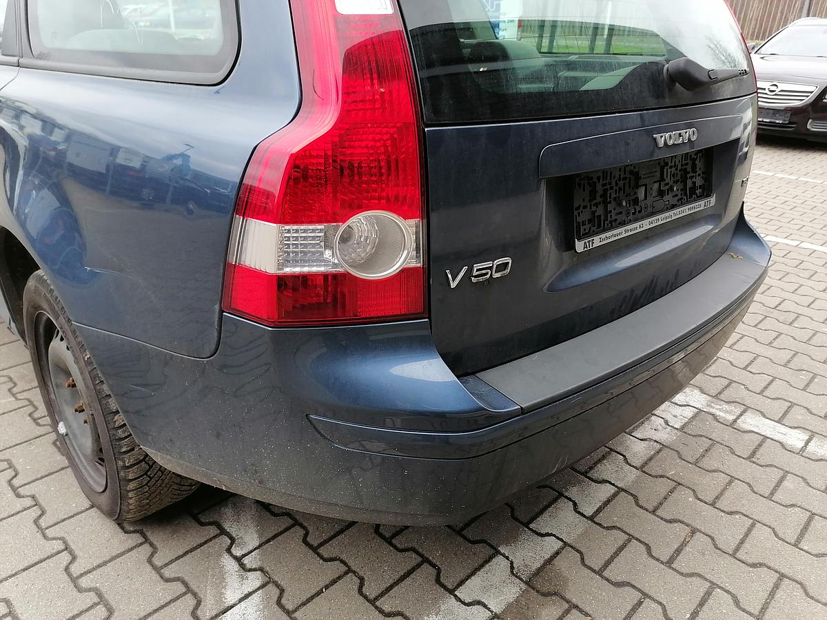 Volvo V50 Stoßstange hinten Stoßfänger BARENTS BLUE METALLIC BJ04-07