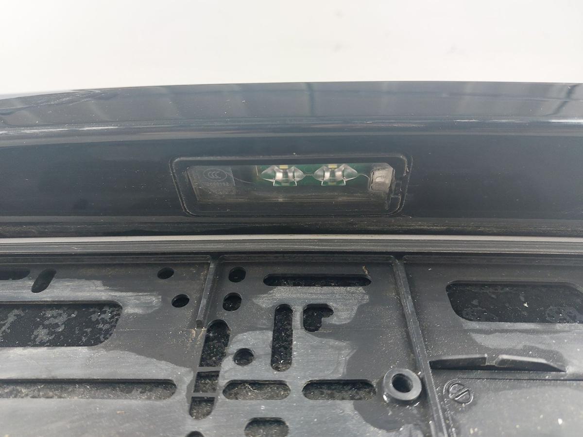 VW Polo 6R Sto&szlig;f&auml;nger hinten Hecksch&uuml;rze mit PDC 3/5-t&uuml;rer L041 Brillantschwarz