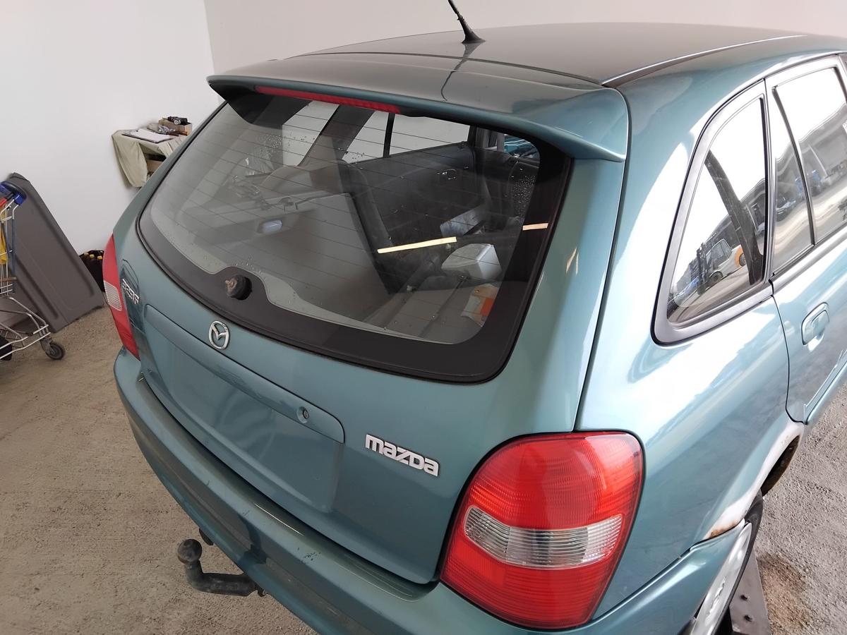Mazda 323 F BJ Heckklappe mit Heckscheibe 5t&uuml;rig Flie&szlig;heck BJ2001 23G orient green pear