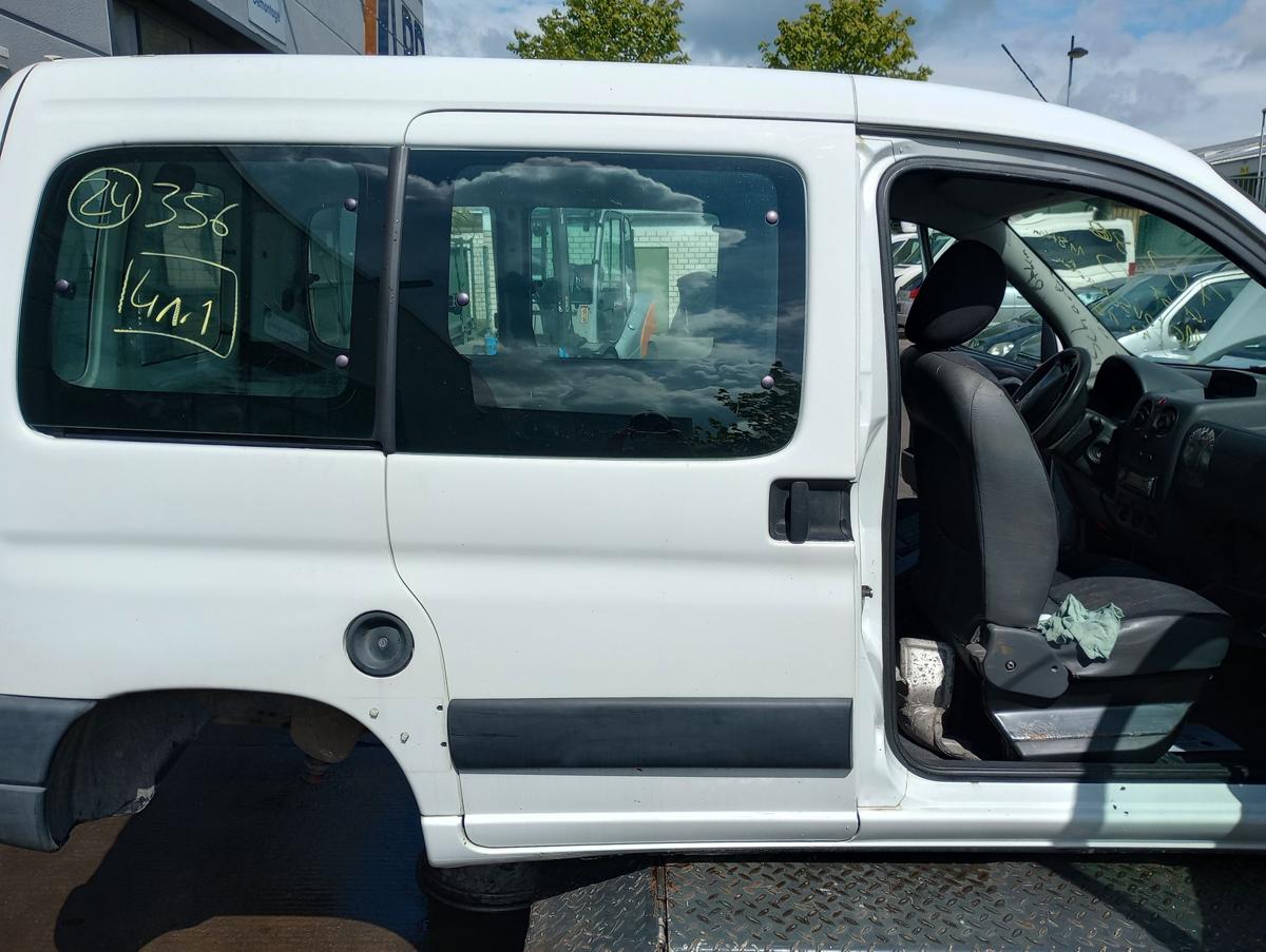 Citroen Berlingo I orig Schiebetür hinten rechts Beifahrer EWP Polarweiss Bj 03