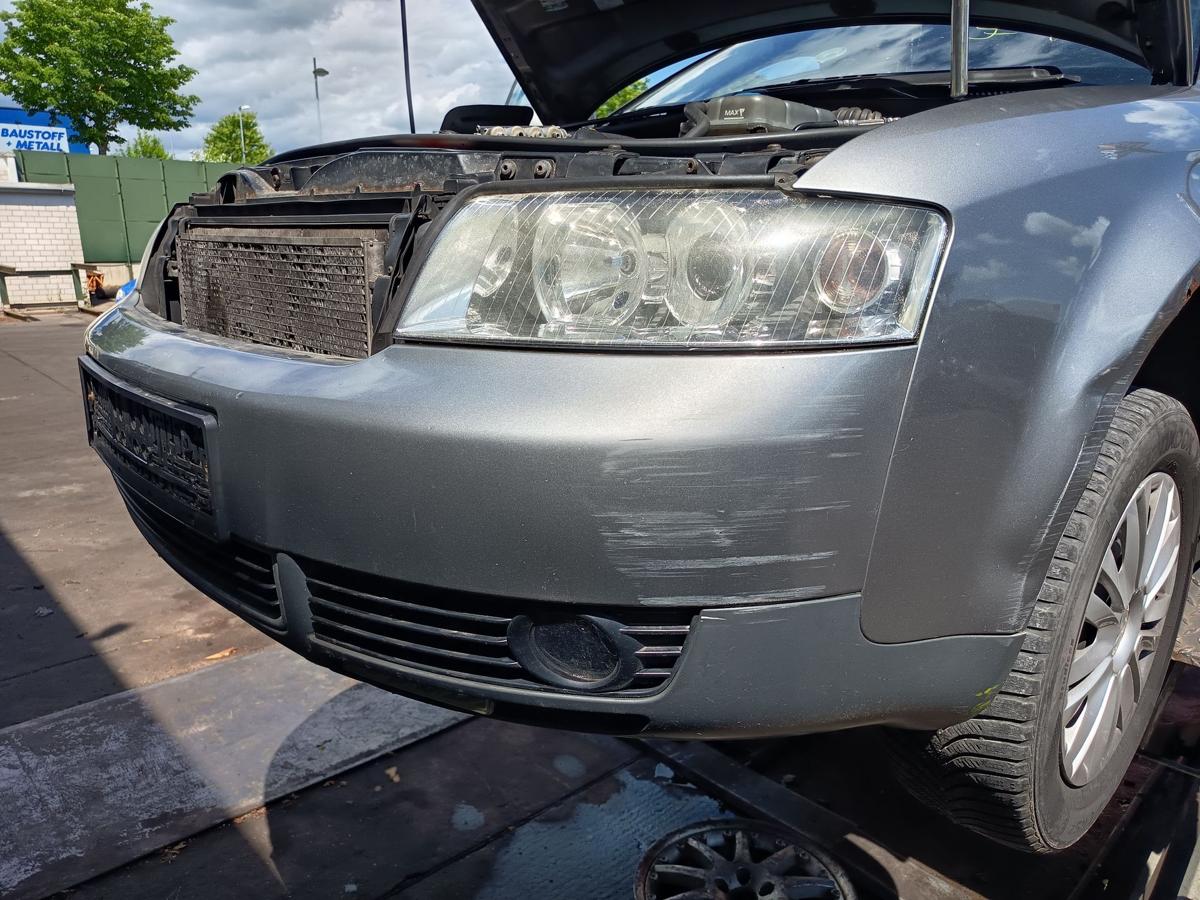 Audi A4 B6 original Sto&szlig;stange F&auml;nger vorn Front Y7Q Atlasgrau Bj 2003
