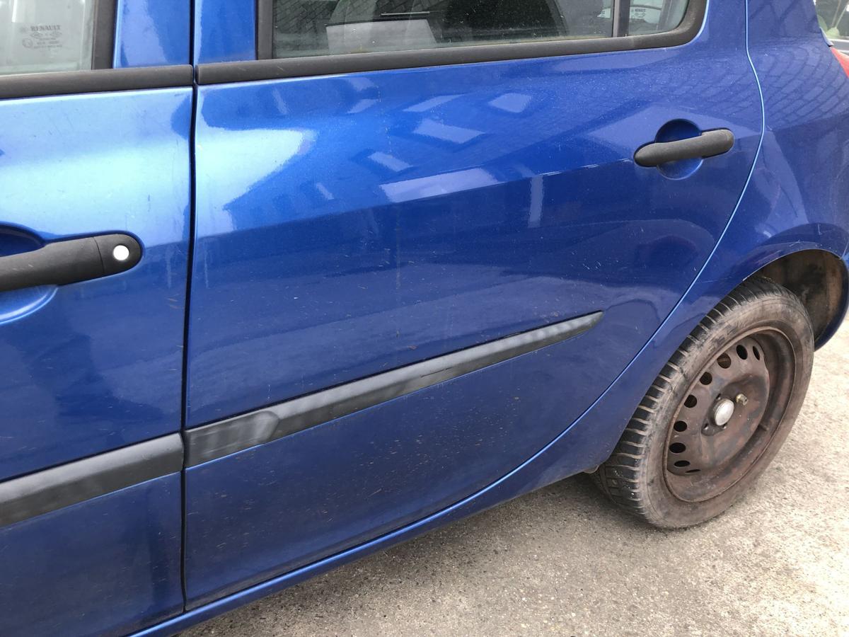 Renault Clio 3 Typ BR T&uuml;r hinten links Fondt&uuml;r Rohbau TERNA Blue 5 t&uuml;rig
