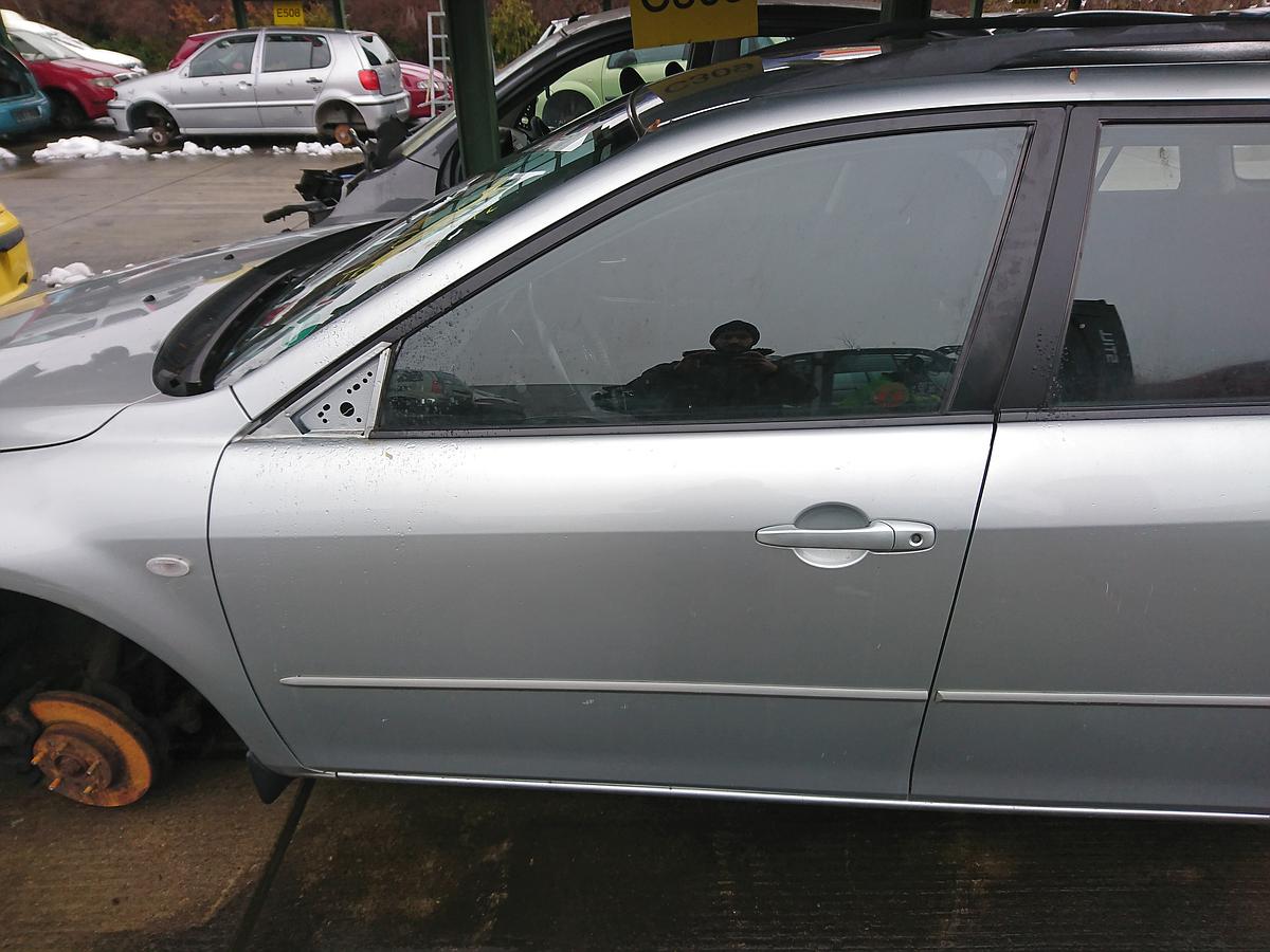 Mazda 6 Kombi orig Tür vorn links Fahrertür 26A Platinsilber Bj 2007