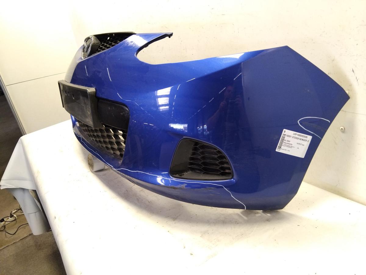 Mazda 2 DE original So&szlig;stange Stossf&auml;nger vorn blaumetallic BJ2009