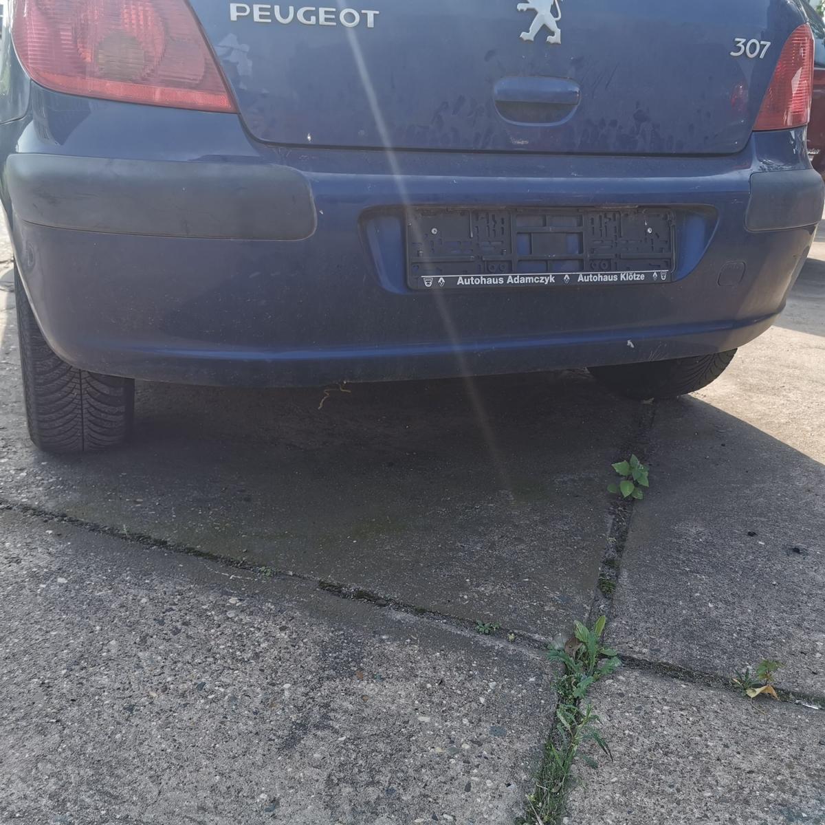 Peugeot 307 3A/3C Stoostange Stoßfänger Bumper hinten 5Türer EGE China Blau Met